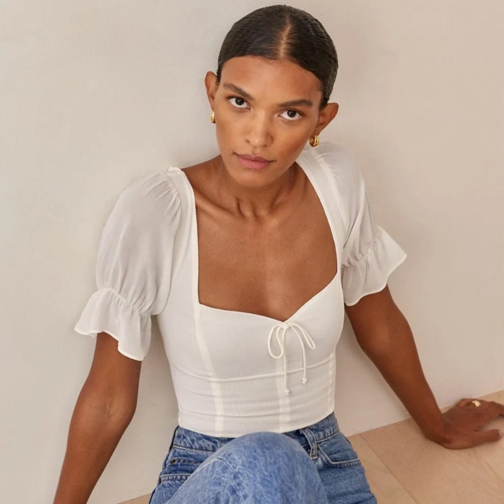 NWT Reformation Delevan top - Picture 2 of 7